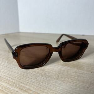 Vintage USS Sunglasses Brown DAMAGED Frames ONLY 50-20 USA Classic Retro